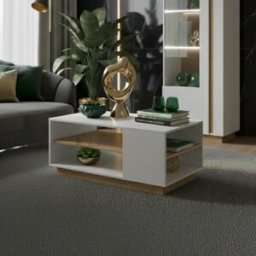 garneroarredamenti Tavolino 100x60cm da salotto design bianco opaco Noa Gihome®