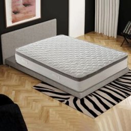 garneroarredamenti Materasso 140x200cm alla francese memory con molle Dolce Sonno