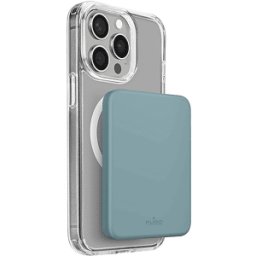 PURO Power Bank Magsafe Mini Mag per iPhone, 4200 mAh, Island Mist