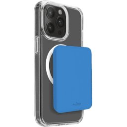 PURO Power Bank Magsafe Mini Mag per iPhone, 4200 mAh, Blu