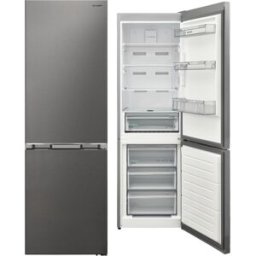 Sharp Sj-Fba11dmxpe Frigorifero Combinato Capacità 331 Litri Classe E Raffreddamento No Frost Colore Inox - Sj-Fba11dmxpe