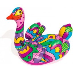 bestway 41117 Gioco Gonfiabile Per Bambini Cavalcabile Piscina Mare 190x166 Cm - 41117 Struzzo Pop