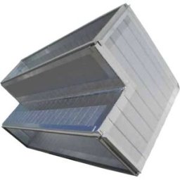 GM-termoidraulica Plenum Di Ripresa Curvo Coibentato A 90 Per Climatizzatori Canalizzati 300x1600x400