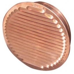 Tecnosystemi Griglia Tonda In Rame Da Incasso Con Rete