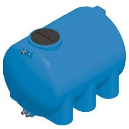 Cordivari Serbatoio Acqua Cisterna In Polietilene Cilindrico Orizzontale 500 Lt Litri