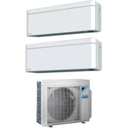 Daikin Condizionatore Dual Split Con Inverter 12000+12000 stylish White Wifi R32 in A+++ 2mxm68a