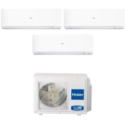 HAIER Climatizzatore Trial Split Expert White Wifi 9000+9000+12000 Btu Inverter R32 A+++ 3u70s2sr5fa