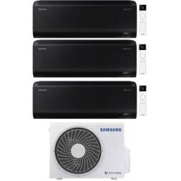 Samsung Climatizzatore Windfree Black Wifi Trial Split 9000+9000+12000 Btu Inverter A+++ In R32 Aj052txj3kg