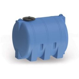 StaRplast Serbatoio Acqua Cisterna In Polietilene Cilindrico 1000 Lt Orizzontale Con Raccordo In Ottone Cly1000-Ct090