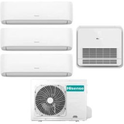 Hisense Condizionatore Con Inverter Quadri Split Console Hi Comfort E Akt26 9+9+9+12 Btu R32 In A++