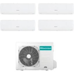 Hisense Climatizzatore Inverter Iq Plus Wi-Fi Quadri Split 9000+9000+9000+9000 Btu 5amw105u4rqc R-32 A++