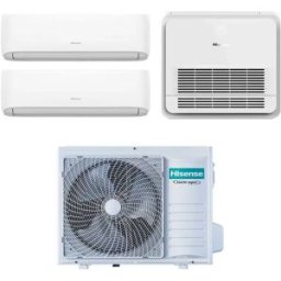Hisense Condizionatore Trial Split Inverter Hi Comfort Console 9000+12000+12000 Btu R32 A++ 3amw72u4rjc