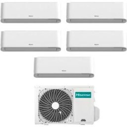 Hisense Climatizzatore Energy Pro Plus Penta Split 9+9+9+9+9 Btu Inverter Con Wifi 5amw125u4rta In A++