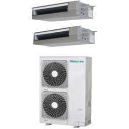 Hisense Condizionatore Canalizzato Vrf Dual Split 22000+22000 Btu Con Inverter Avw-48ucsc