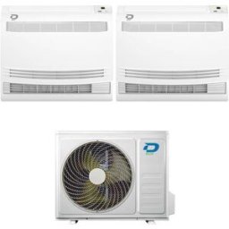 Diloc Climatizzatore Console Dual Split 9000+9000 Btu Wifi Inverter D.Over214 A++ R-32
