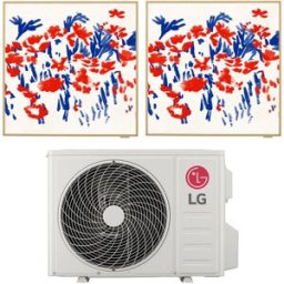 LG Climatizzatore Artcool Gallery Photo Wifi Dual Split 9000+12000 Btu Inverter R32 Mu3r19 In A+++