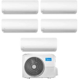 Midea Climatizzatore Xtreme Pro Wifi Penta Split 9000+9000+9000+9000+12000 Btu M5oe-42hfn8-Q R-32 Inverter A++
