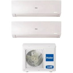 HAIER Climatizzatore Dual Split Flexis Plus White Wifi 9000+12000 Btu Inverter R32 2u50s2sm1fa-3 A++