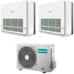 Hisense Climatizzatore Con Inverter Dual Split Console Akt26 9000+9000 Btu R32 In A++