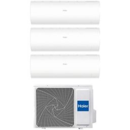 HAIER Climatizzatore Trial Split Pearl Wifi 9000+9000+12000 Btu Inverter R32 3u55s2sr5fa A+