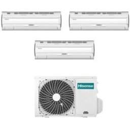 Hisense Climatizzatore Silentium Pro Trial Split 9000+9000+9000 Btu Inverter Con Wifi 3amw62u4rjc In A++
