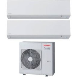 Toshiba Climatizzatore Shorai Edge White Split 10000+13000 10+13 Btu Ras-2m18g3avg-E Inverter R32 A+++ Wifi