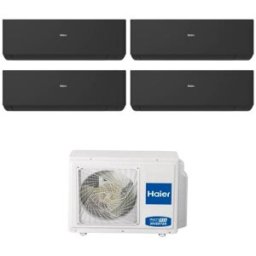 HAIER Climatizzatore Quadri Split Expert Black Wifi 7000+9000+12000+18000 Btu Inverter R32 A++ 5u90s2ss5fa