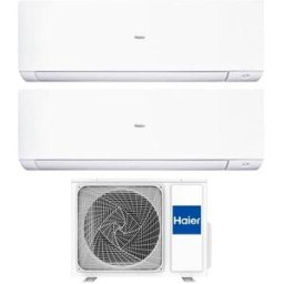 HAIER Climatizzatore Dual Split Expert White Wifi 24000+24000 Btu Inverter R32 A++ 4u85s2sr5fa