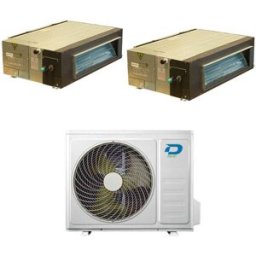 Diloc Condizionatore Canalizzato Dual Split 12000+12000 Btu Over A++ D.Over218 R32 Inverter