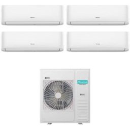 Hisense Climatizzatore Inverter Hi Comfort Wi-Fi Quadri Split 9000+9000+18000+24000 Btu 5amw125u4rta R-32 A++