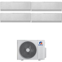 Gree Condizionatore Quadri Split Con Inverter Da 9000+9000+12000+12000 Airy Silver Wifi In A++ Con R32 Gwhd(28)Nk6oo