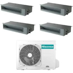 Hisense Climatizzatore Canalizzato Con Inverter Quadri Split 9000+9000+9000+9000 Btu A++ 5amw105u4rqc In R32