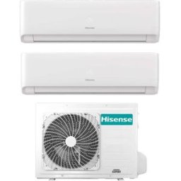 Hisense Climatizzatore Inverter Ecosense Wi-Fi Dual Split 7000+7000 Btu 2amw35u4rgc R-32 A++