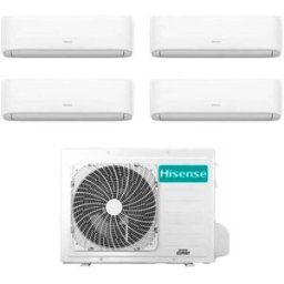 Hisense Climatizzatore Inverter Hi Comfort Wi-Fi Quadri Split 7000+7000+7000+12000 Btu 5amw105u4rqc R-32 A++