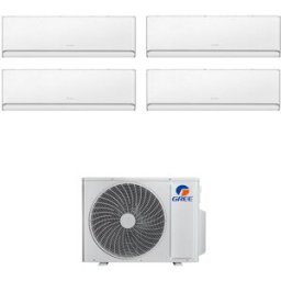 Gree Condizionatore Quadri Split Con Inverter Da 9000+9000+9000+9000 Airy White Wifi In A++ Con R32 Gwhd(42)Nk6oo