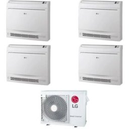 LG Climatizzatore A Console Quadri Split Da 9000+9000+9000+12000 Btu Uq09f+uq12f Wifi Inverter R32 A++ Mu4r27