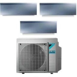 Daikin Climatizzatore Trial Split Inverter Serie Emura Silver Iii 7+7+9 7000+7000+9000 Btu A+++ Wifi R32 3mxm52a