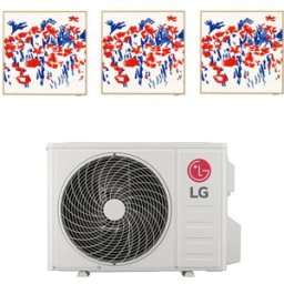 LG Climatizzatore Artcool Gallery Photo Wifi Trial Split 9000+9000+12000 Btu Inverter R32 Mu3r21 In A+++