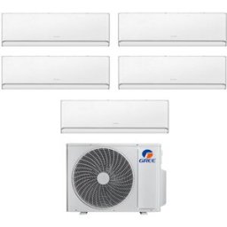 Gree Condizionatore Penta Split Con Inverter Da 9000+12000+12000+12000+12000 Airy White Wifi In A++ Con R32 Gwhd(42)Nk6oo
