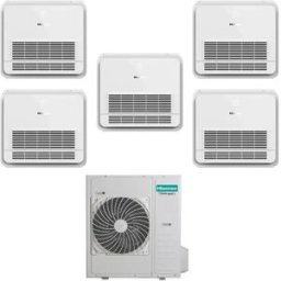 Hisense Condizionatore Con Inverter Penta Split Console Akt 9000+9000+9000+9000+9000 Btu R32 In A++ 5amw105u4rqc