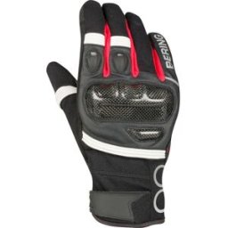 Guanti Moto Bering RAID Nero Bianco Rosso taglia 8