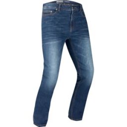 Pantaloni Moto Bering TRUST Straight Blu Washed taglia L