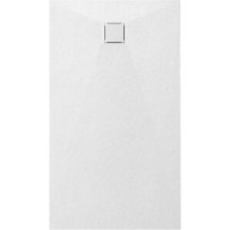 Tecnomat PIATTO DOCCIA SERIE SYRIO IN RESINA BIANCO 70x120 cm H 2,7 cm PILETTA Ø90 mm