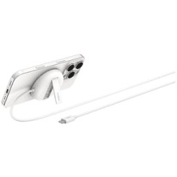 Belkin Caricabatterie Magsafe BoostCharge Pro, caricatore wireless magnetico con Qi2 da 15W per iPhone, Bianco