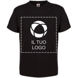 VistaPrint Maglietta da bambino con stampa monocolore 100% cotone Fruit of the Loom®