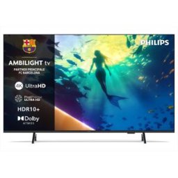 Philips Smart Tv Ambilight Led 4k 43" 43pus8010-black