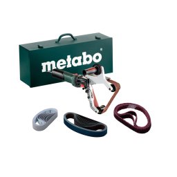 Metabo RBE 15-180 Set Levigatrice a nastro per tubi in Valigetta metallica