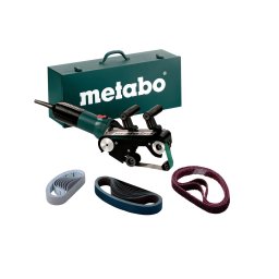 Metabo RBE 9-60 Set Levigatrice a nastro per tubi in Valigetta metallica