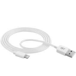 ISY Cavo Lightning IUC-0002 di ricarica a USB-A, per iPhone, 2 metri, bianco