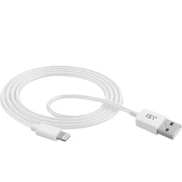 ISY Cavo Lightning IUC-0001N di ricarica a USB-A, per iPhone, 1 metro, bianco